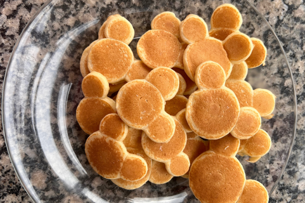 Mickey Pancakes for Babies
