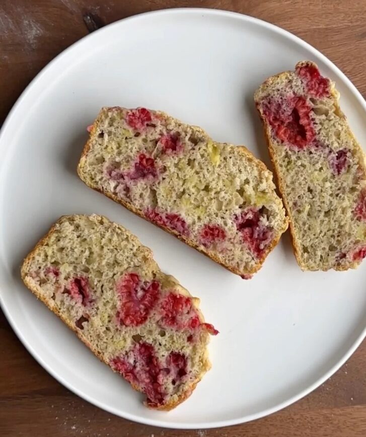 Raspberry Banana Bread
