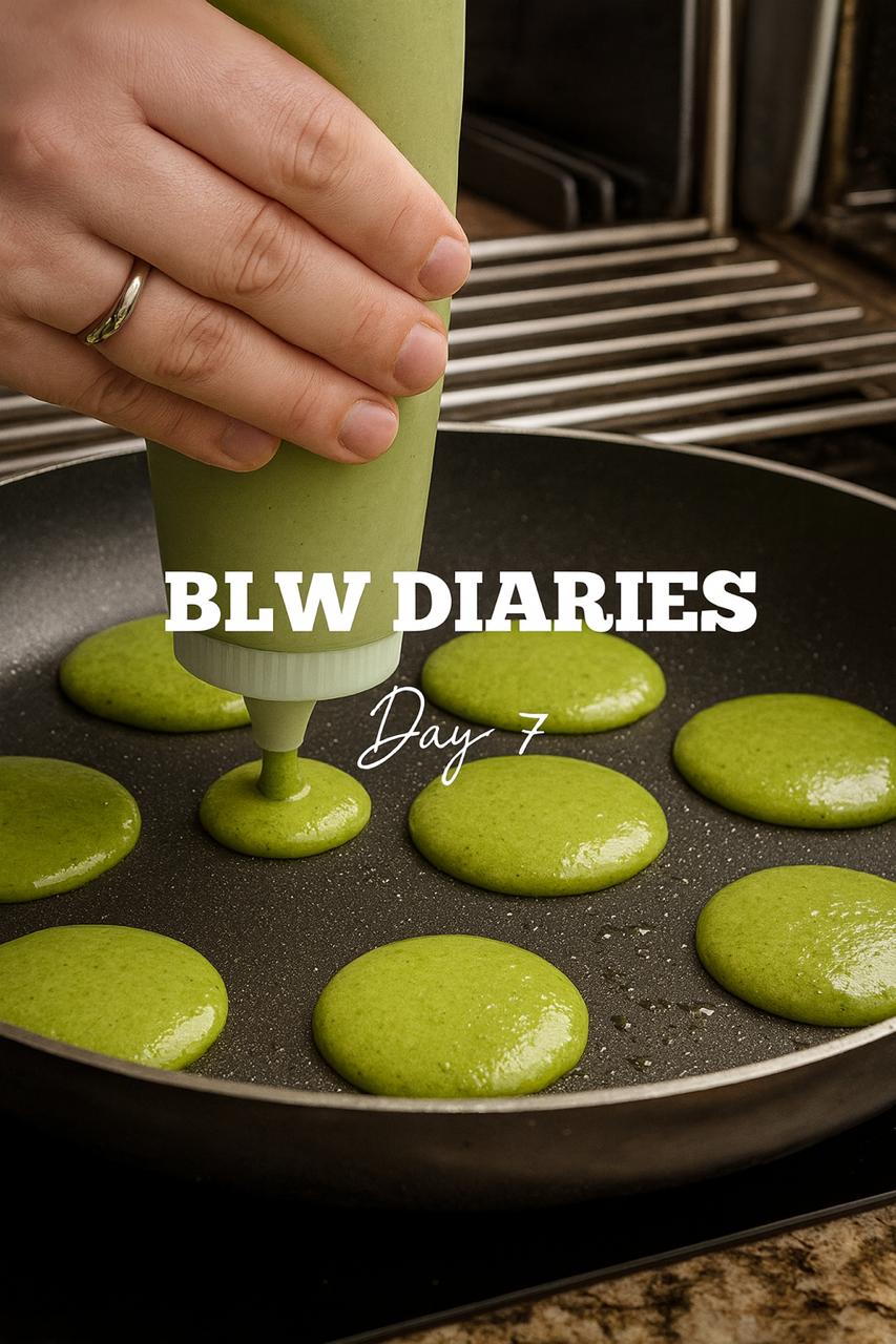 Banana Spinach Pancakes