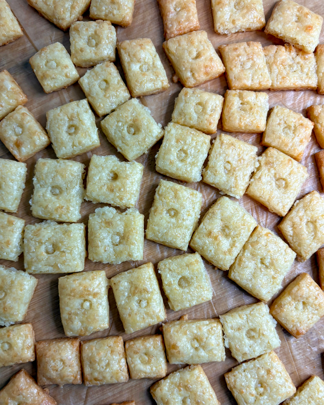 3 Ingredient Cheese Crackers