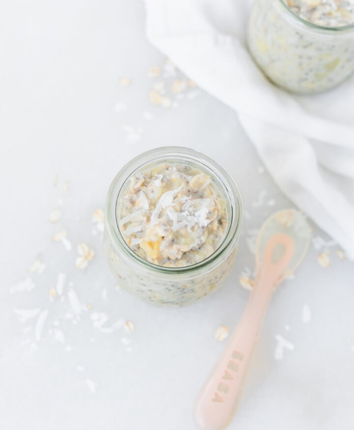 Pineapple Coconut Overnight Oats