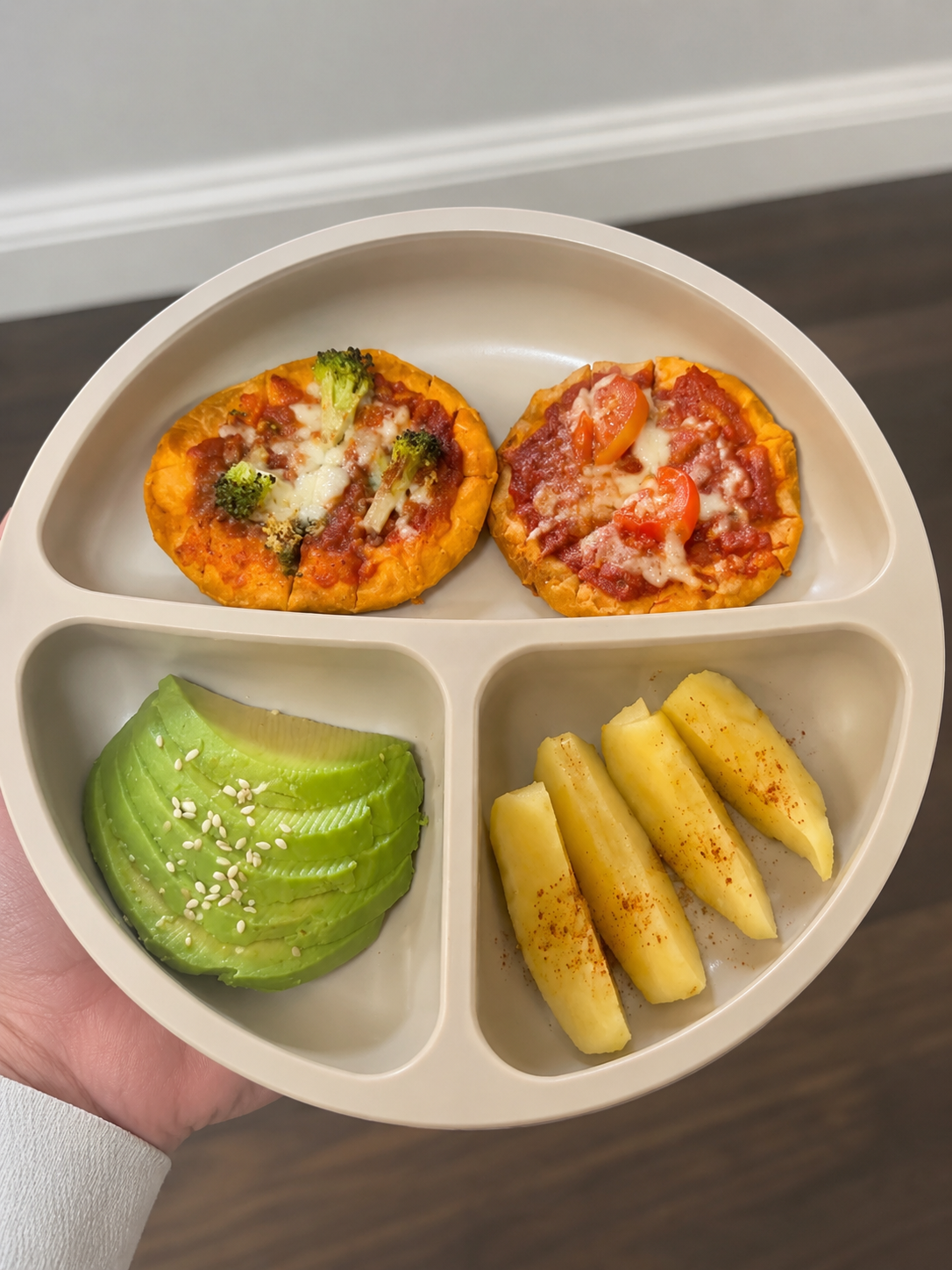 Sweet Potato Mini Pizzas