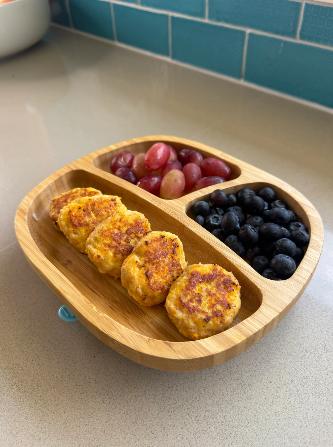 Soft Pumpkin Chicken and Cheese Nuggets