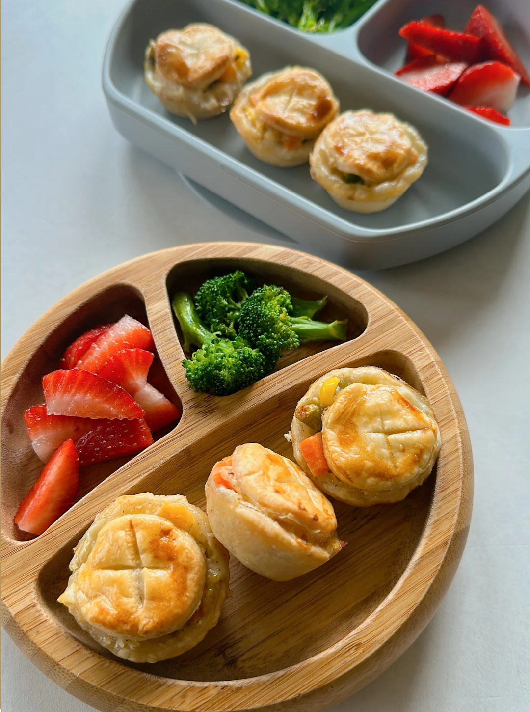 Creamy Chicken and Veggie Mini Pies