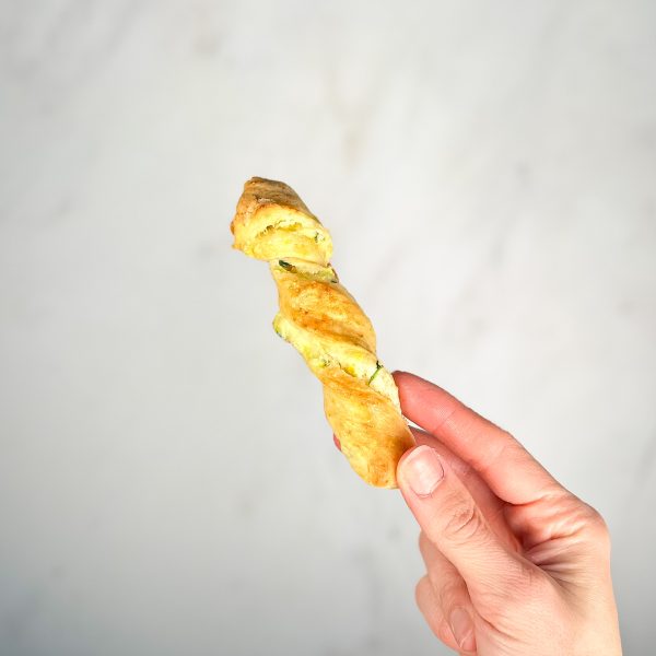 Cheesy Zucchini Yogurt Twists