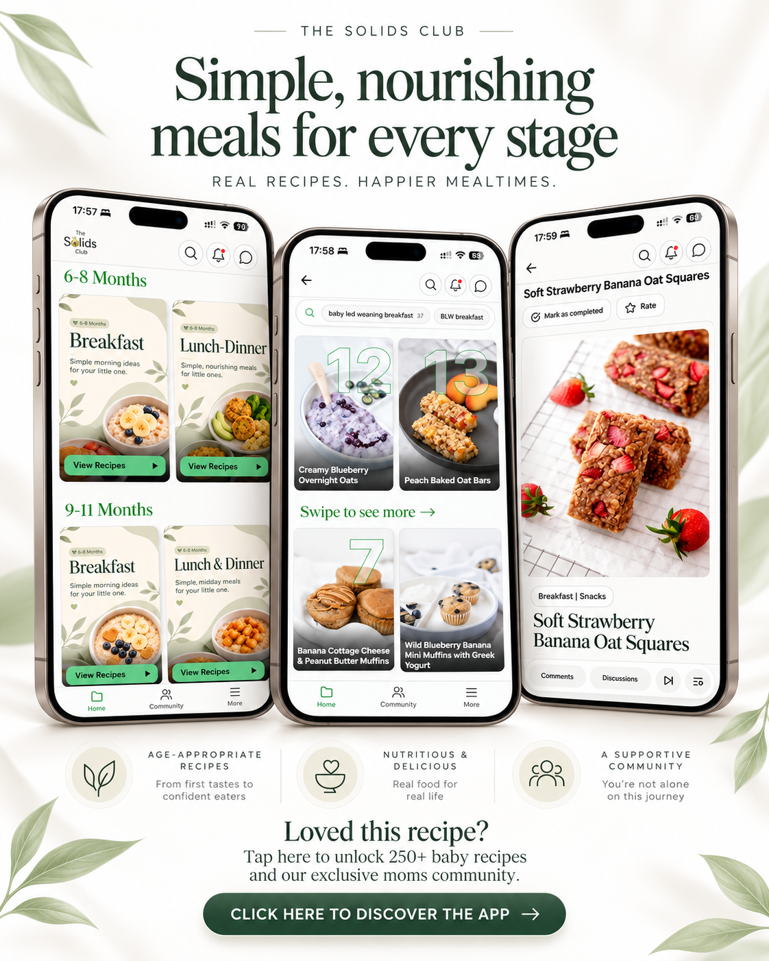 Discover The Solids Club baby feeding app